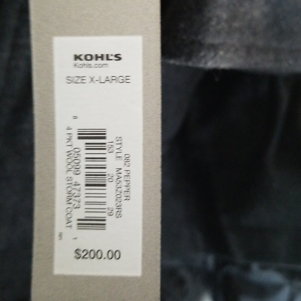 SOLD OUT APT.9 coat men size XL color dark gray - Picture 7 of 7